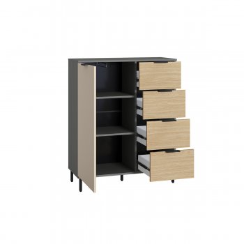 Комод Марвэл 16.234.01 сер (Моби) в Асбесте - asbest.mebel-e96.ru