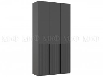 Шкаф 1200 мм Марвэл с доп. ящиками, графит (Миф) в Асбесте - asbest.mebel-e96.ru