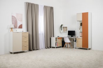 Набор детской мебели Марвэл модульный, бел. (Моби) в Асбесте - asbest.mebel-e96.ru