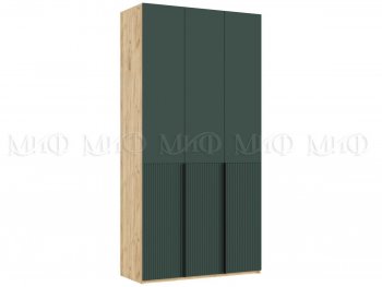 Шкаф 1200 мм Марвэл с доп. ящиками, крафт/грин (Миф) в Асбесте - asbest.mebel-e96.ru