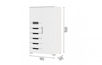 Комод-шкаф Миа КМ 053 (СтендМ) в Асбесте - asbest.mebel-e96.ru