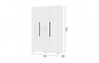 Шкаф 4-х ств. 1400 мм Миа ШК 054 (СтендМ) в Асбесте - asbest.mebel-e96.ru