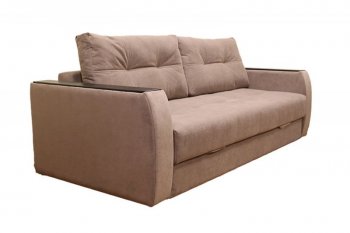Диван Милан 3, НПБ, ткань Монако 02 (какао) (Хит Диван) в Асбесте - asbest.mebel-e96.ru