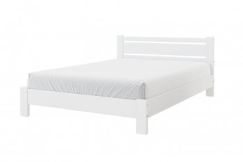 Кровать из массива Милс белый античный (БМ) в Асбесте - asbest.mebel-e96.ru