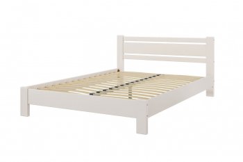 Кровать из массива Милс льняной (БМ) в Асбесте - asbest.mebel-e96.ru