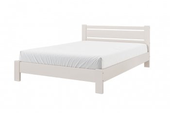 Кровать из массива Милс льняной (БМ) в Асбесте - asbest.mebel-e96.ru