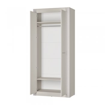 Шкаф для белья 960 мм Монако ШК-37 кашемир (БТС) в Асбесте - asbest.mebel-e96.ru