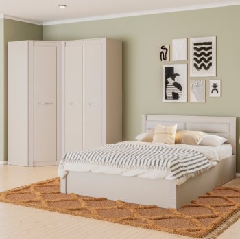 Спальный гарнитур Монако Кашемир (модульный) (БТС) в Асбесте - asbest.mebel-e96.ru