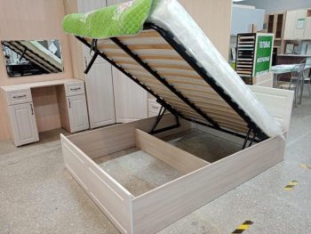 Кровать с подъемным механизмом Монако (Эко) в Асбесте - asbest.mebel-e96.ru