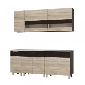 Кухонный гарнитур Монтана 2000 мм (БТС) в Асбесте - asbest.mebel-e96.ru