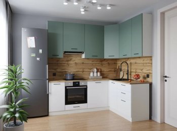 Угловой кухонный гарнитур Муссон 2200*1600 мм Sanvut в Асбесте - asbest.mebel-e96.ru