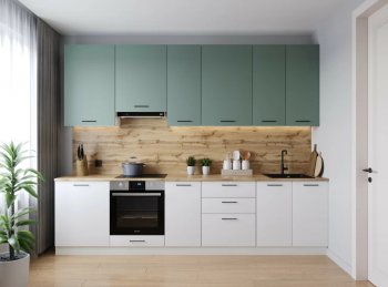 Кухонный гарнитур высокий Муссон 3000 мм (Санвут) в Асбесте - asbest.mebel-e96.ru