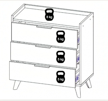 Комод Лотта (ВНК) в Асбесте - asbest.mebel-e96.ru