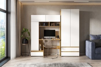 Стол компьютерный Некст-1 + Шкаф (СВ) в Асбесте - asbest.mebel-e96.ru