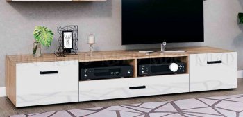 Тумба ТВ Нэнси NEW (2дв.+1ящ.) в Асбесте - asbest.mebel-e96.ru