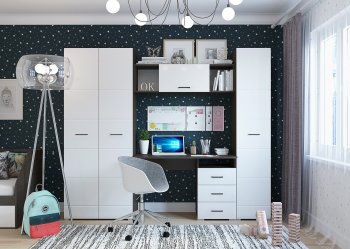 Набор детской мебели Ненси модульный (Гор) в Асбесте - asbest.mebel-e96.ru