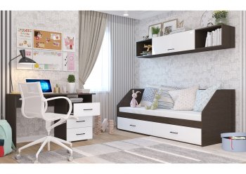 Набор детской мебели Ненси модульный (Гор) в Асбесте - asbest.mebel-e96.ru