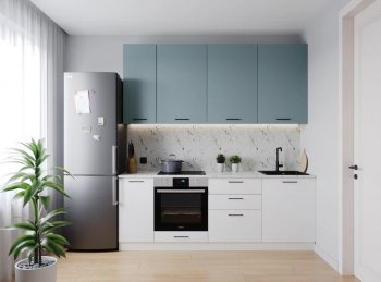 Кухонный гарнитур Ниагара 2200 мм МДФ/ЛДСП (Санвут) в Асбесте - asbest.mebel-e96.ru