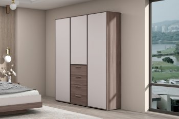 Спальный гарнитур Ника, модульный (Зарон) в Асбесте - asbest.mebel-e96.ru