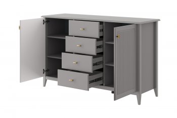 Спальный гарнитур Никеа модульный антрацит (БМ) в Асбесте - asbest.mebel-e96.ru