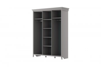 Шкаф распашной 1600 мм ШР-3 Никеа антрацит (БМ) в Асбесте - asbest.mebel-e96.ru
