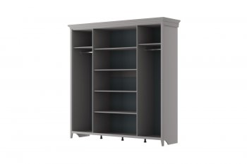 Шкаф распашной 2160 мм ШР-4 Никеа антрацит (БМ) в Асбесте - asbest.mebel-e96.ru