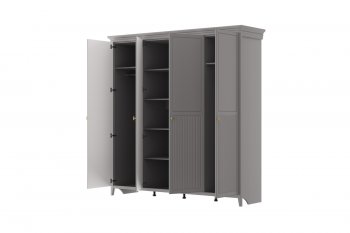 Шкаф распашной 2160 мм ШР-4 Никеа антрацит (БМ) в Асбесте - asbest.mebel-e96.ru
