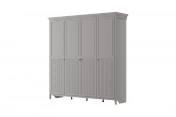 Шкаф распашной 2160 мм ШР-4 Никеа антрацит (БМ) в Асбесте - asbest.mebel-e96.ru