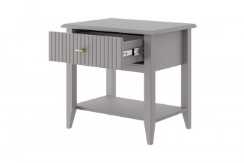 Тумба прикроватная Никеа антрацит (БМ) в Асбесте - asbest.mebel-e96.ru