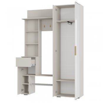 Прихожая Ницца ПР-04 Кашемир (БТС) в Асбесте - asbest.mebel-e96.ru