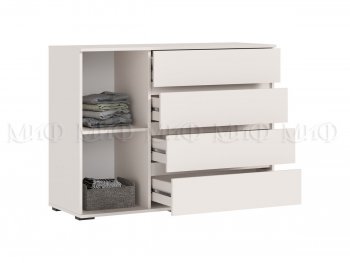 Комод 1 дверь 4 ящика (1200) Норд, кашемир (Миф) в Асбесте - asbest.mebel-e96.ru
