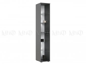 Пенал-стекло 400 мм Норд (Графит) (Миф) в Асбесте - asbest.mebel-e96.ru