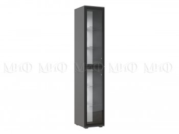 Пенал-стекло 400 мм Норд (Графит) (Миф) в Асбесте - asbest.mebel-e96.ru