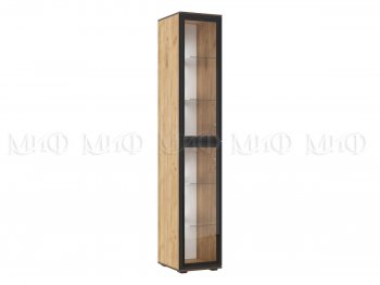 Пенал-стекло 400 мм Норд (Дуб крафт) (Миф) в Асбесте - asbest.mebel-e96.ru