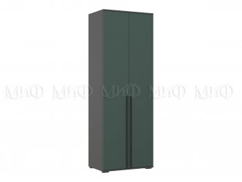 Шкаф 800 мм 2-х ств. Норд графит/изумруд (Миф) в Асбесте - asbest.mebel-e96.ru