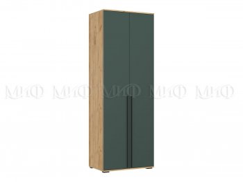 Шкаф 800 мм 2-х ств. Норд крафт/изумруд (Миф) в Асбесте - asbest.mebel-e96.ru