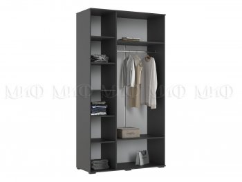 Шкаф 1200 мм 3-х ств. Норд графит/изумруд (Миф) в Асбесте - asbest.mebel-e96.ru