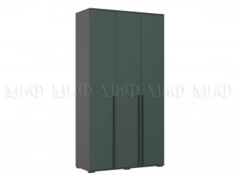 Шкаф 1200 мм 3-х ств. Норд графит/изумруд (Миф) в Асбесте - asbest.mebel-e96.ru