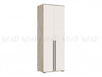 Шкаф 800 мм 2-х ств. Норд крафт серый/кашемир (Миф) в Асбесте - asbest.mebel-e96.ru