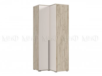 Шкаф угловой Норд крафт серый/кашемир (Миф) в Асбесте - asbest.mebel-e96.ru
