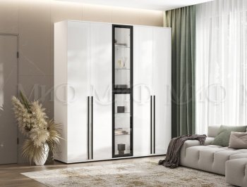Шкаф Норд+ пенал со стеклом (Миф) в Асбесте - asbest.mebel-e96.ru