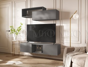 Стенка Норд-1 графит (Миф) в Асбесте - asbest.mebel-e96.ru