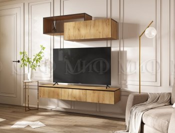 Стенка Норд-2 дуб крафт (Миф) в Асбесте - asbest.mebel-e96.ru