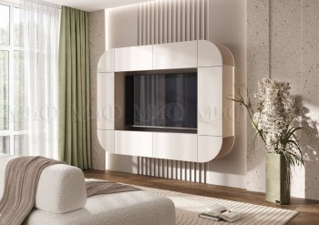 Стенка Норд (Зона ТВ), кашемир (Миф) в Асбесте - asbest.mebel-e96.ru