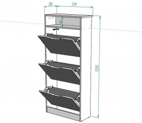 Обувница W10 (Белый) в Асбесте - asbest.mebel-e96.ru