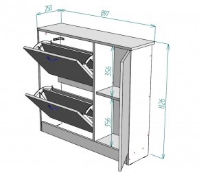 Обувница W31 (Белый) в Асбесте - asbest.mebel-e96.ru