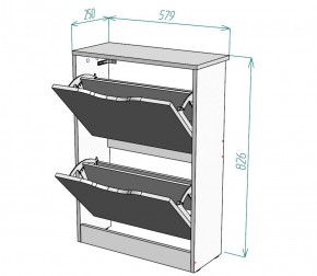 Обувница W4 (ДМ) в Асбесте - asbest.mebel-e96.ru