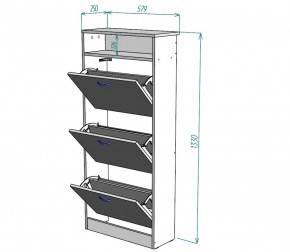 Обувница W9 (Белый) в Асбесте - asbest.mebel-e96.ru