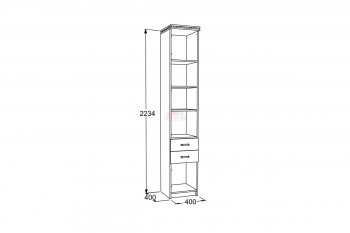 Шкаф комбинированный Ольга-13 в Асбесте - asbest.mebel-e96.ru