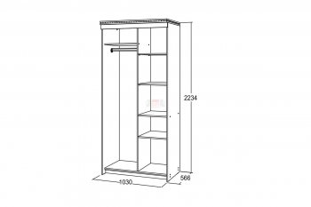 Шкаф-купе 1000 мм Ольга-13 в Асбесте - asbest.mebel-e96.ru